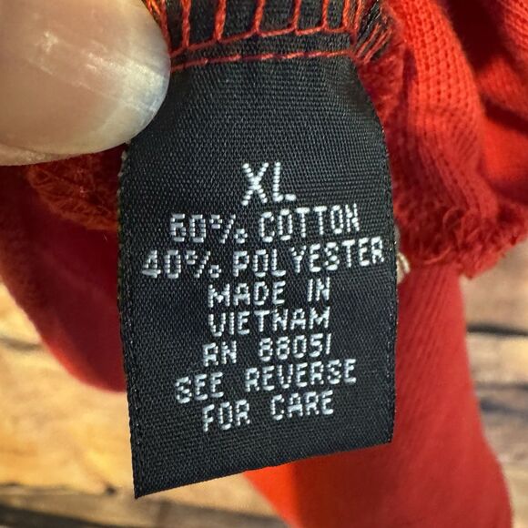 Texas Tech Beef Cattle Show Team Polo Shirt Red Tri-Mountain Men's Size XL - Picture 7 of 7